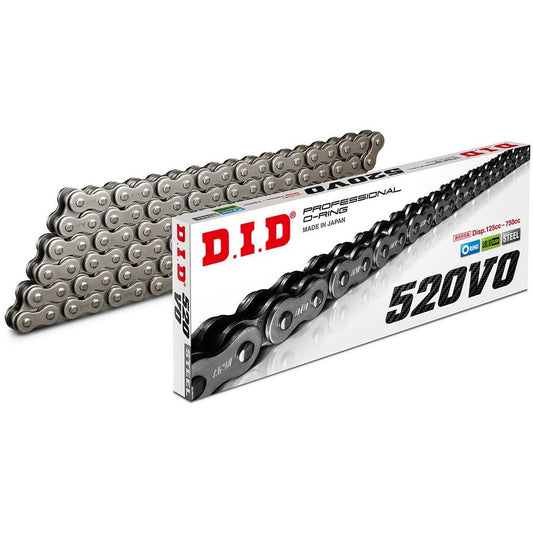 DID, Chain, black, professional, 520, link, motocross, oring