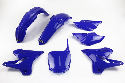UFO, Plastic kit, replacement, Yamaha, YZ, 125, 250, YZ125, YZ250, Blue, black, white
