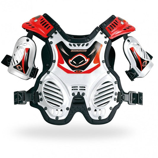 UFO - Kids Shockwave Chest Protector - White & Red