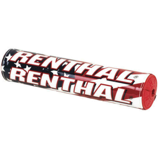 Renthal, pad, sx, bar, handlebars, USA, Flag, Red
