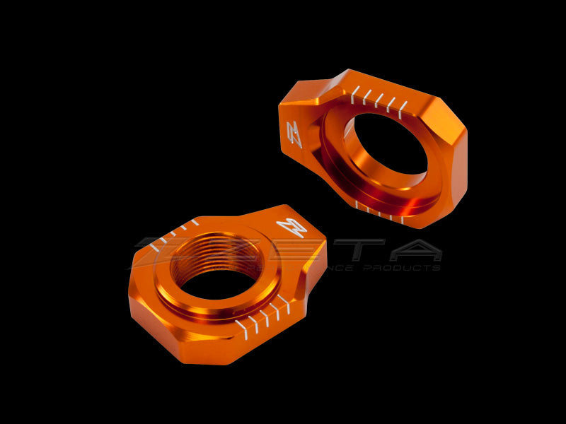 Zeta Rear Axle Blocks KTM 85SX'15- Orange