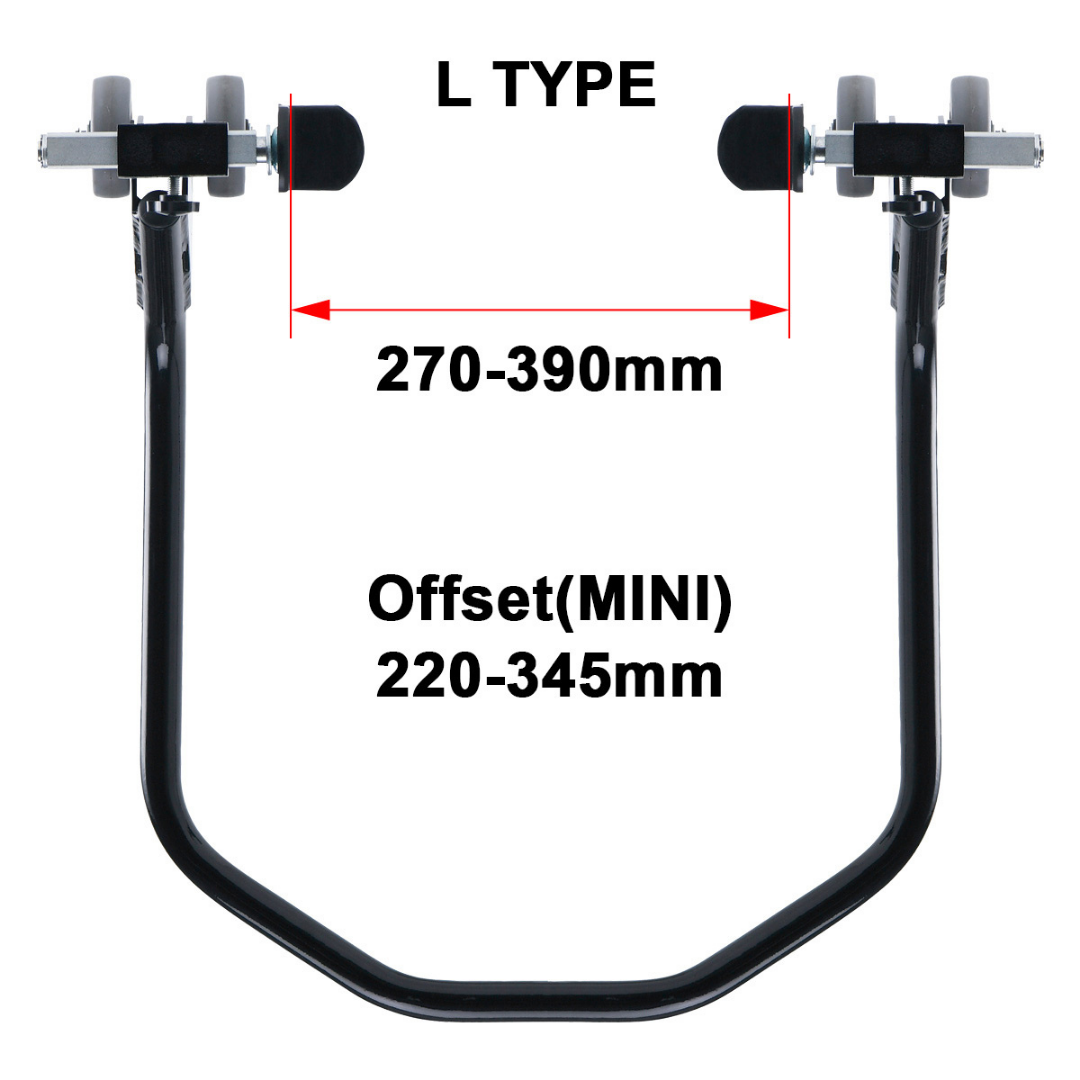 Unit Street Bike R-Stand Adjustable Black