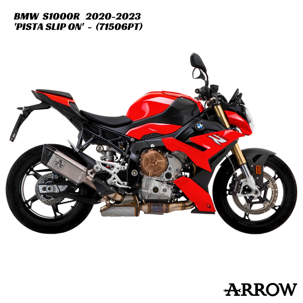 Arrow - Pista Titanium Slip-on | BMW S1000R / M1000R 2020-2023