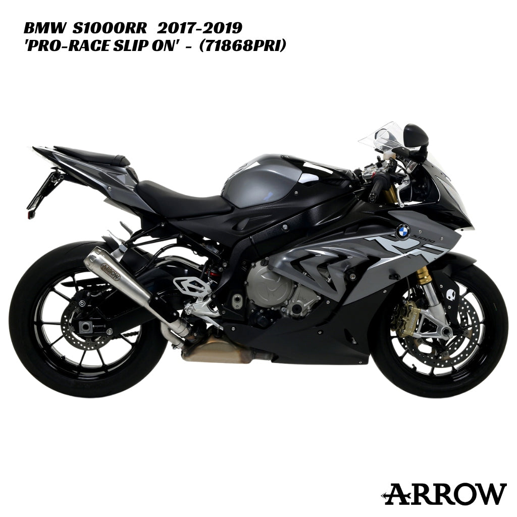 Arrow - Pro-Race Nichrome Slip-On & Mid Pipe | BMW S1000RR 2017-2019