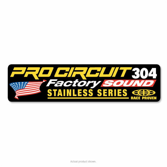 Pro Circuit 304 Factory Sound Silencer Decal