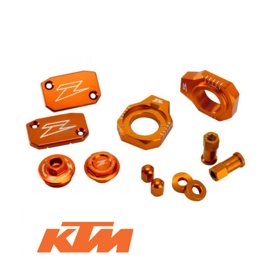 Zeta Billet Kit KTM  250XC-W/EXC (06-22), 300EXC/XC-W(06-22), 350EXC-F(12-22), 450EXC(07-22) Orange