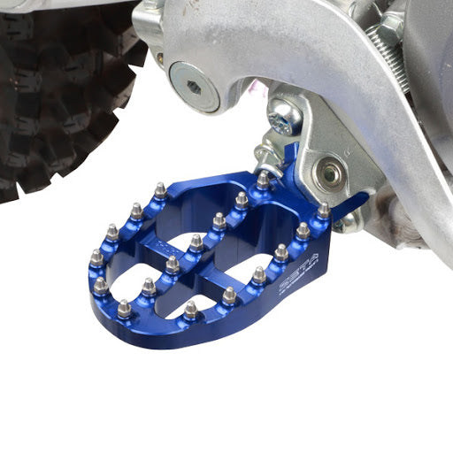 Zeta Alu Foot Pegs Husqvarna MX / ED SX16 - Blue