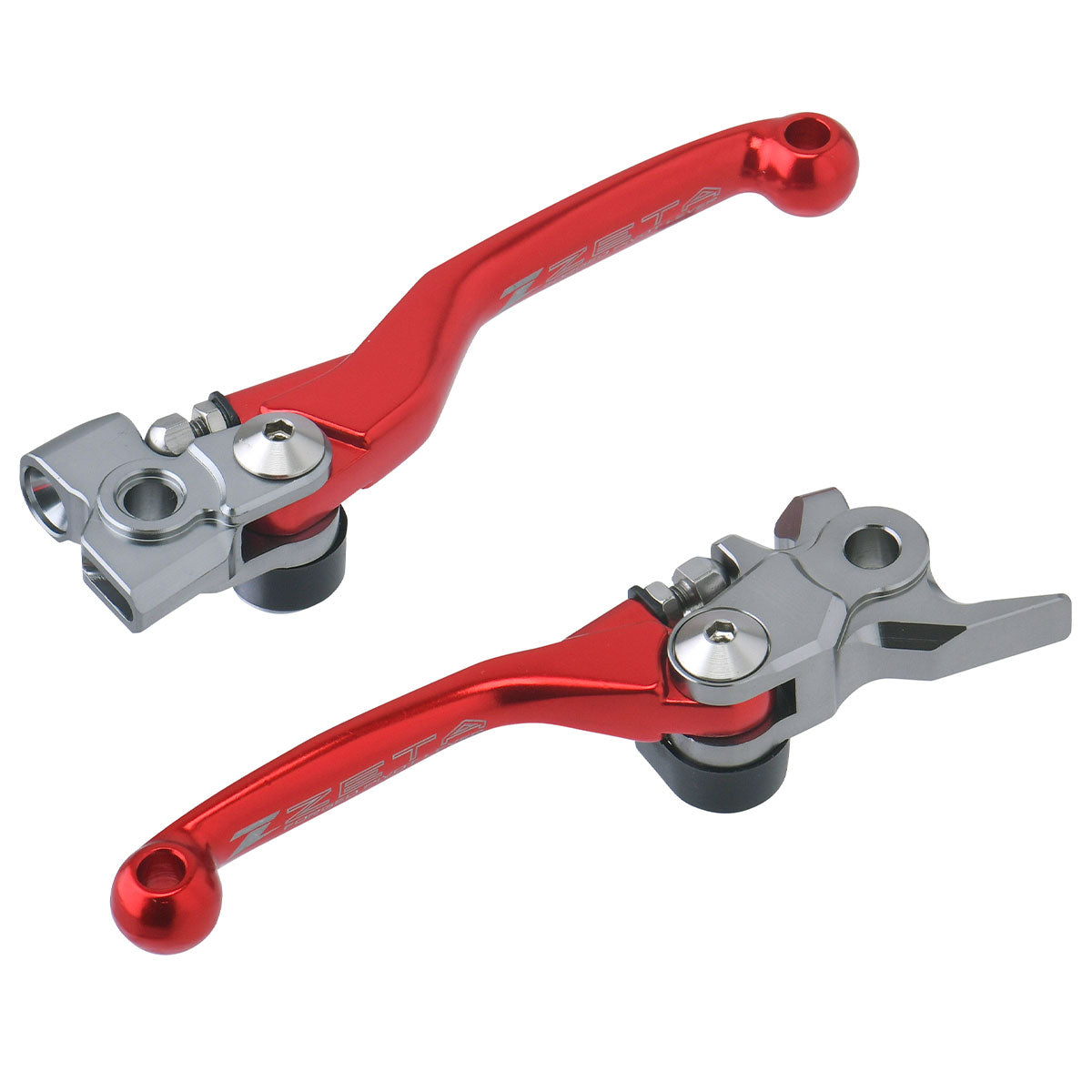 Zeta Pivot Lever Set FP Kawasaki Models (Black, Green, Blue, Red)