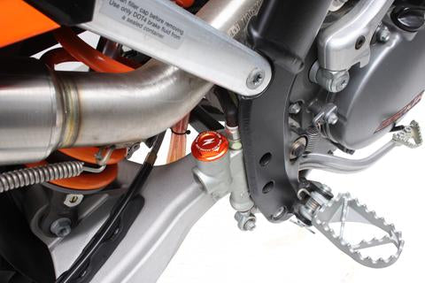 Zeta Rear Brake Reservoir Cover Brembo/KTM/HQV Orange