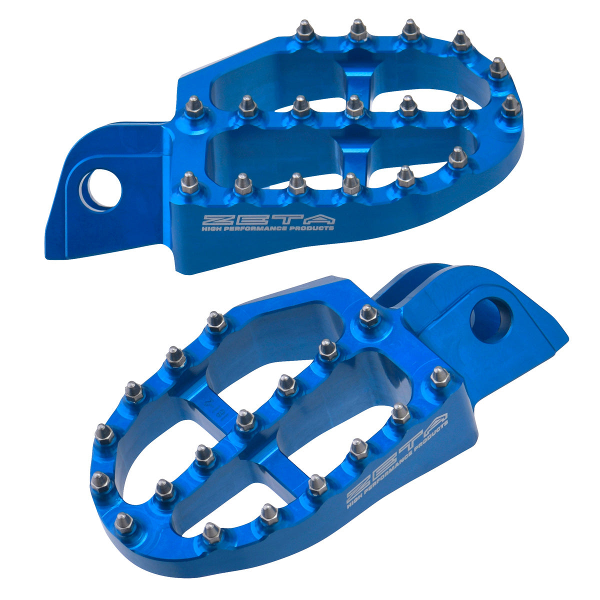 Zeta Alu Foot Pegs Husqvarna MX/ED SX'16- H-Blue