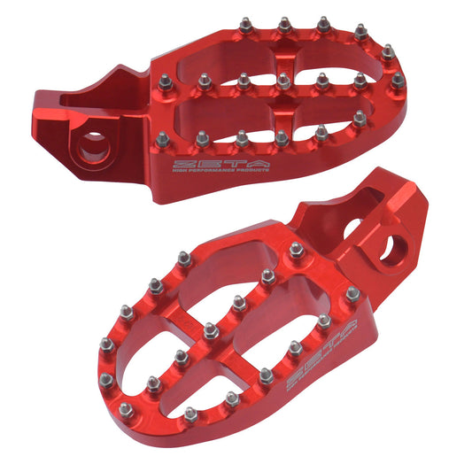 Zeta Alu Foot Pegs Gasgas MC/EC Red