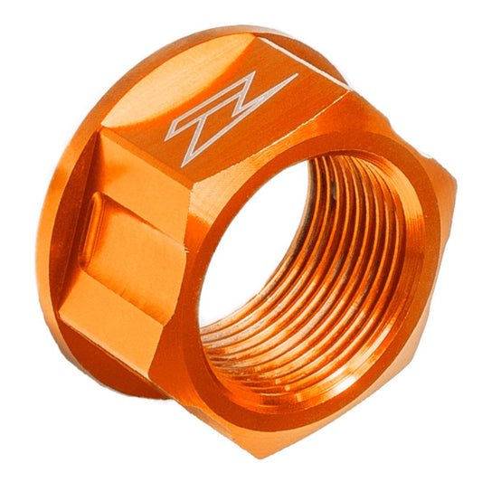 Zeta Axle Nut M20x30 - P1.5 H13 Orange
