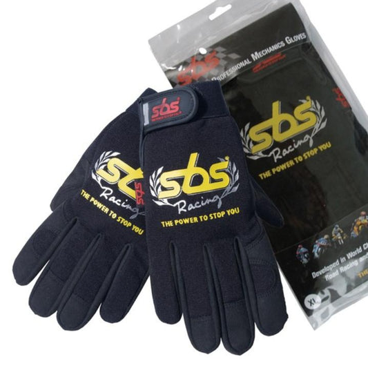 SBS - Professional Mechanic Gloves | Black