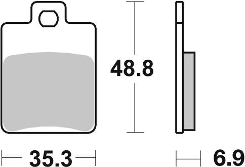 Scooter, Brake, Pads, Ceramic, FA260, sbs, 142HF