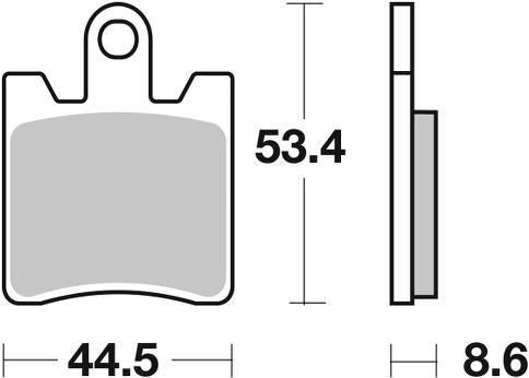 Sinter, Sintered, brake, pads, scooter, SBS, performance