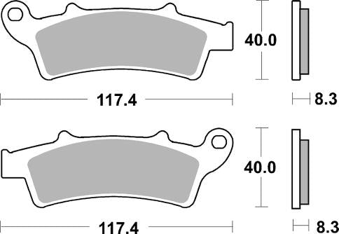 Ceramic, brake, pads, scooter, SBS, performance