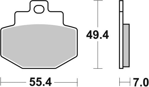 Ceramic, brake, pads, scooter, SBS, performance ,Vespa