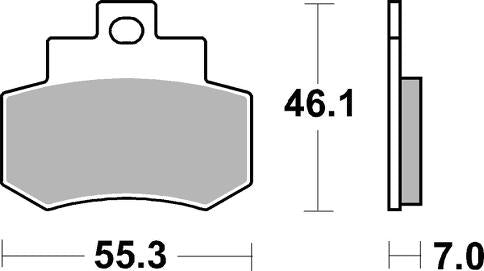 Ceramic, brake, pads, scooter, SBS, performance 