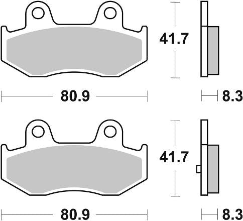 Sintered, brake, pads, scooter, SBS, performance, Kawasaki, Suzuki