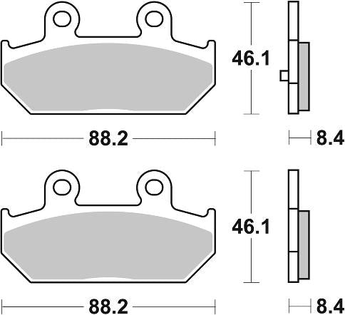 Ceramic, Brake, pads, scooter, performance, SBS