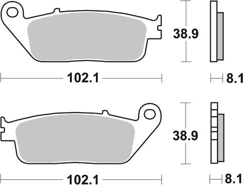 Ceramic, Brake, pads, scooter, performance, SBS