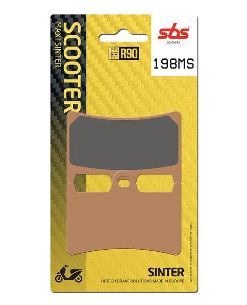 SBS - FA252 Brake Pads | Sintered | Scooter | 198MS