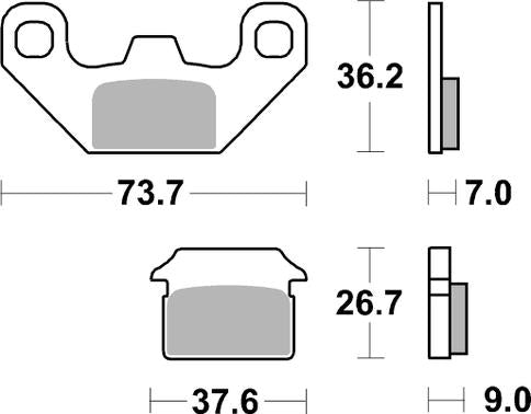 Ceramic, Brake, pads, scooter, performance, SBS