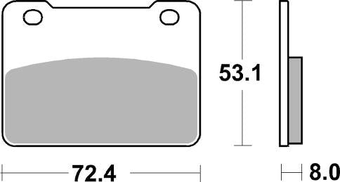 Sintered, Brake, pads, scooter, performance, SBS