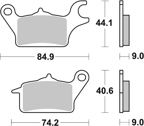 Carbon, Brake, pads, scooter, performance, SBS