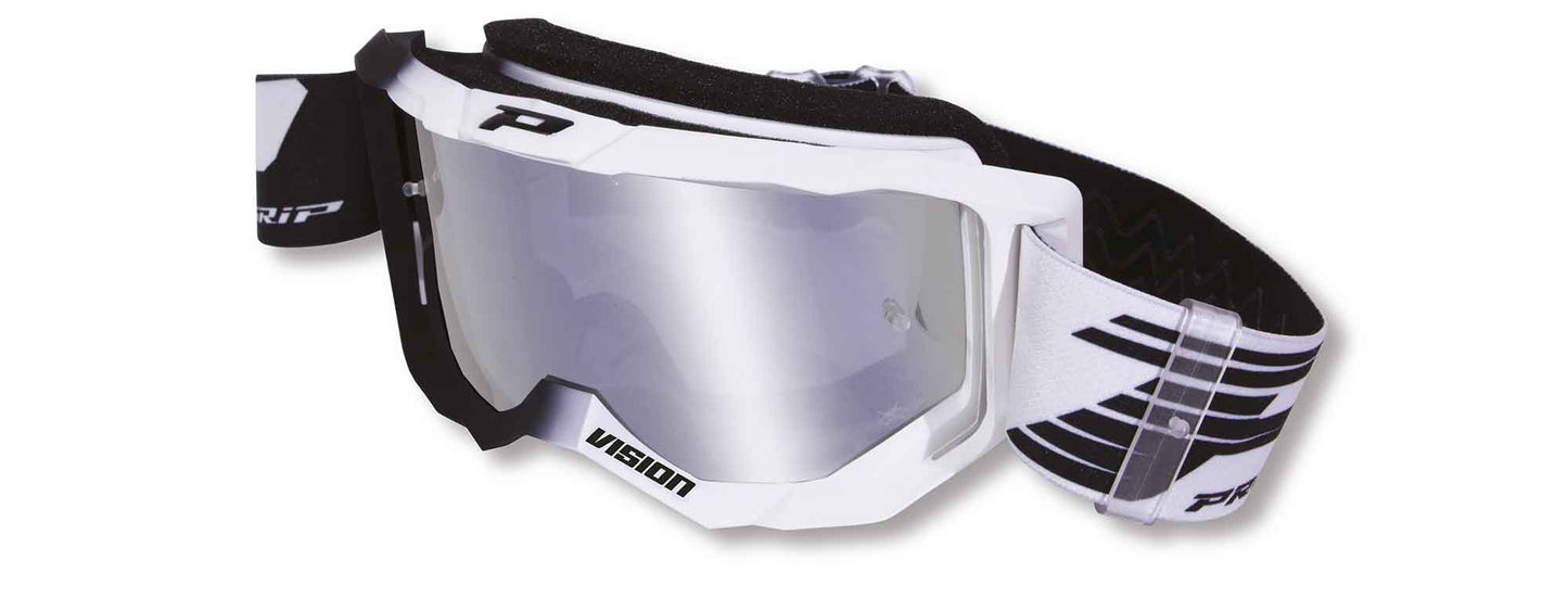 Pro Grip - 3300 Vision MX/Enduro Goggles | Mirrored Lens | Red