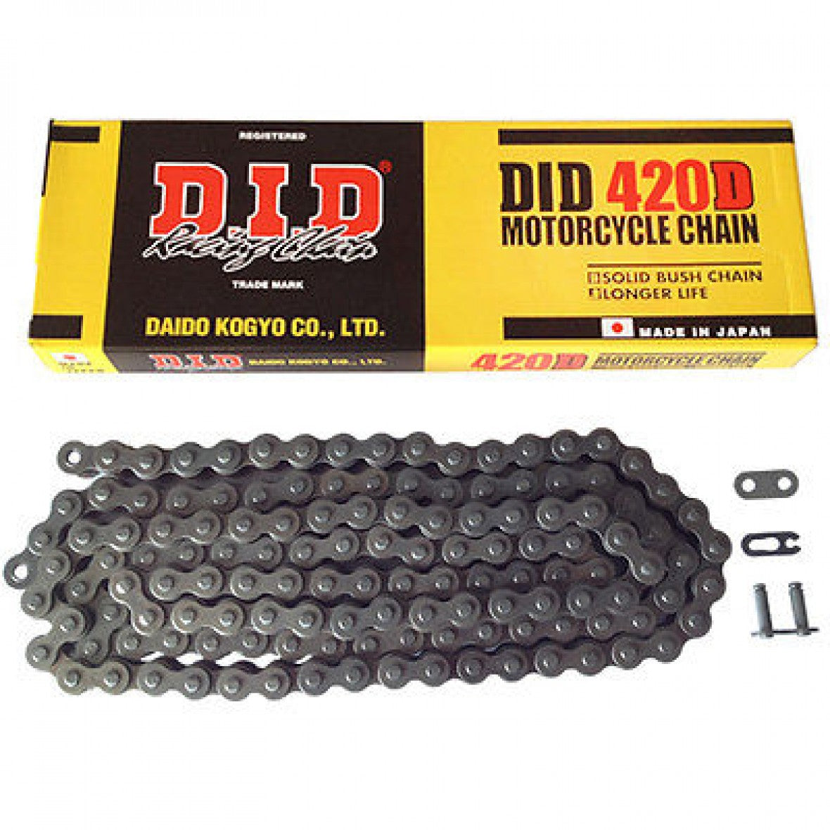 DID, 420D, 420 link, chain, drive, black