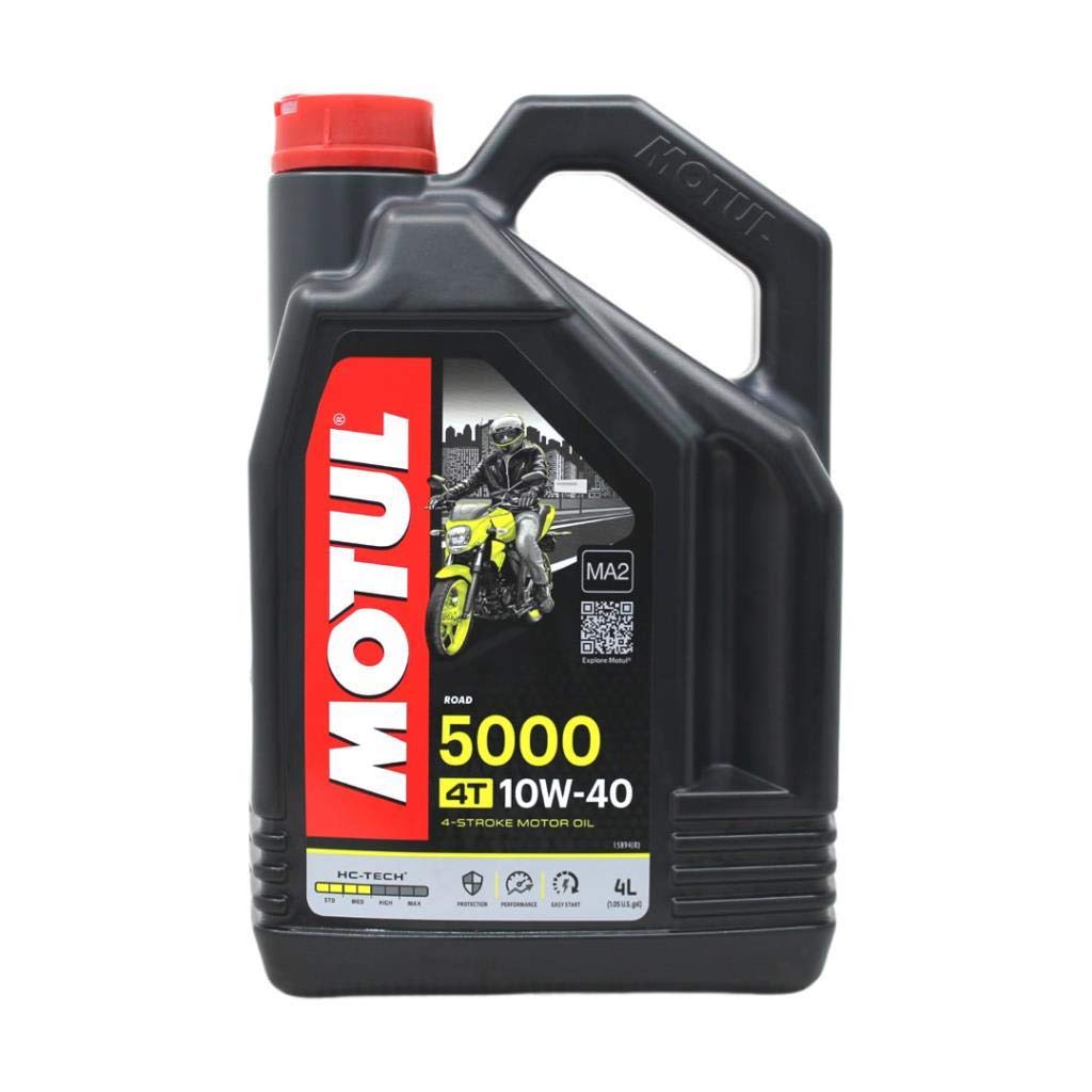 Motul, oil, lubricant, 4T, 4 stroke, motorcycle, performance, 5000, HC TECH