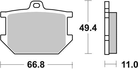 Ceramic, Brake, pad, pads, SBS, Street, Commuter, Touring, Motorcycle, bike