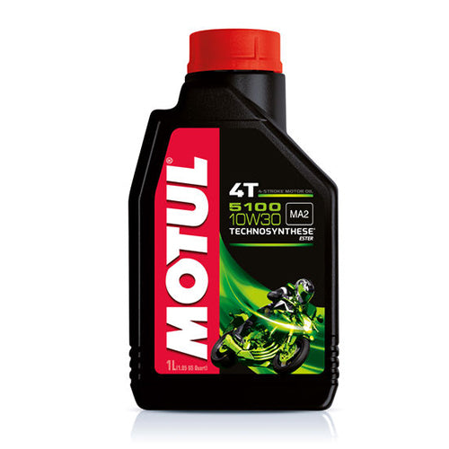 Motul, oil, lubricant, 4T, 4 stroke, motorcycle, performance, 5100