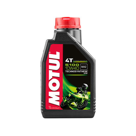 Motul, oil, lubricant, 4T, 4 stroke, motorcycle, performance, 5100