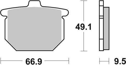 Ceramic, Brake, pad, pads, SBS, Street, Commuter, Touring, Motorcycle, bike