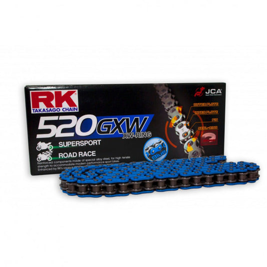 Sport, superbike, road, race, performance, RK, Chain, Drive, rear, Blue, 520, 132L, link, ring, XW Link, supersport, road race