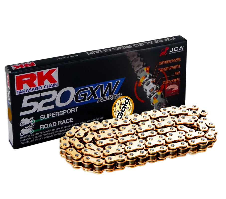 Sport, superbike, road, race, performance, RK, Chain, Drive, rear, Blue, 520, 132L, link, ring, XW Link, supersport, road race, gold