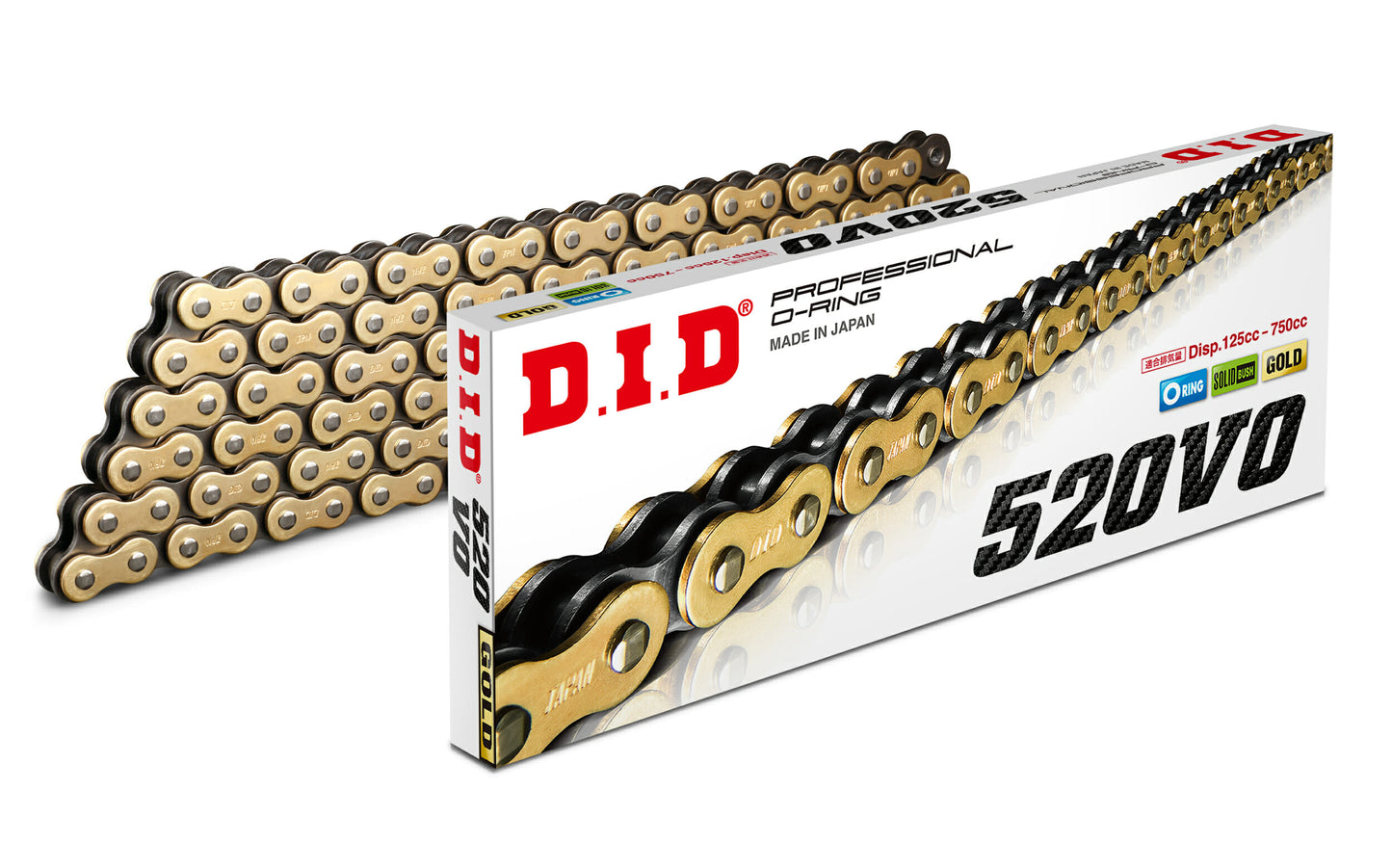 D.I.D, Chain, O-ring, gold, professional, street, superbike