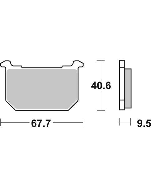 SBS, Ceramic, brake, pads, motorcycle, bike, cruiser, street