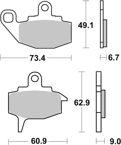 SBS, Brake, pad, pads, motorcycle, performance, Ceramic