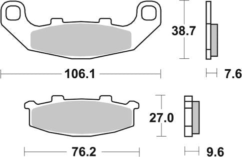 SBS, brake, pad, pads, performance, Sintered