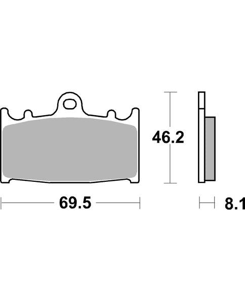 SBS, Brake, pad, pads, Racing, Performance, Carbon, Dual, motorcycle