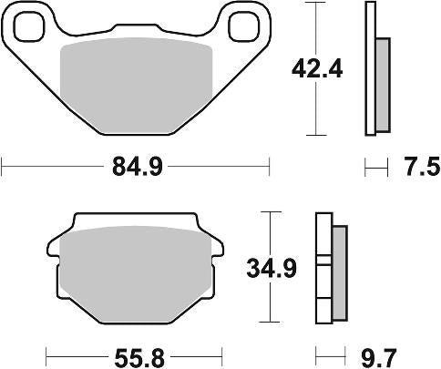 SBS, brake, pads, pad, motorcycle, performance, Ceramic