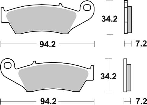 SBS, brake, pad, pads, performance, motorcycle, Sintered