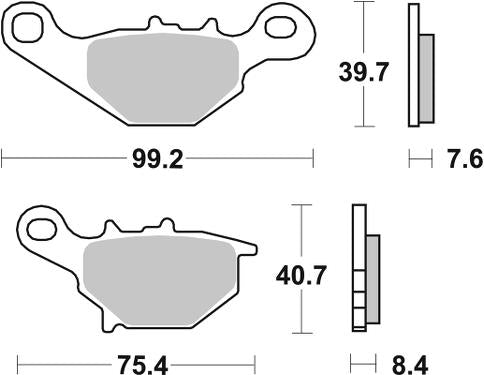 SBS, brake, pad, pads, performance, motorcycle, Sintered