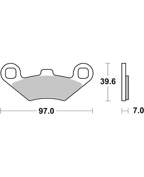 SBS, brake, pad, pads, performance, motorcycle, Sintered, QUAD, MX