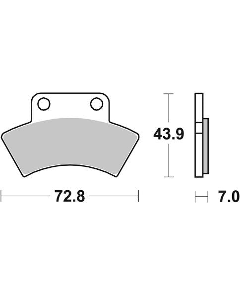 SBS, brake, pad, pads, performance, motorcycle, Sintered, QUAD, MX