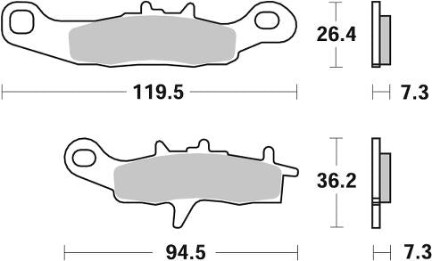 SBS, brake, pad, pads, performance, motorcycle, Sintered, Race