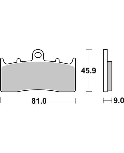 SBS, brake, pad, pads, performance, motorcycle, Sintered, Evo